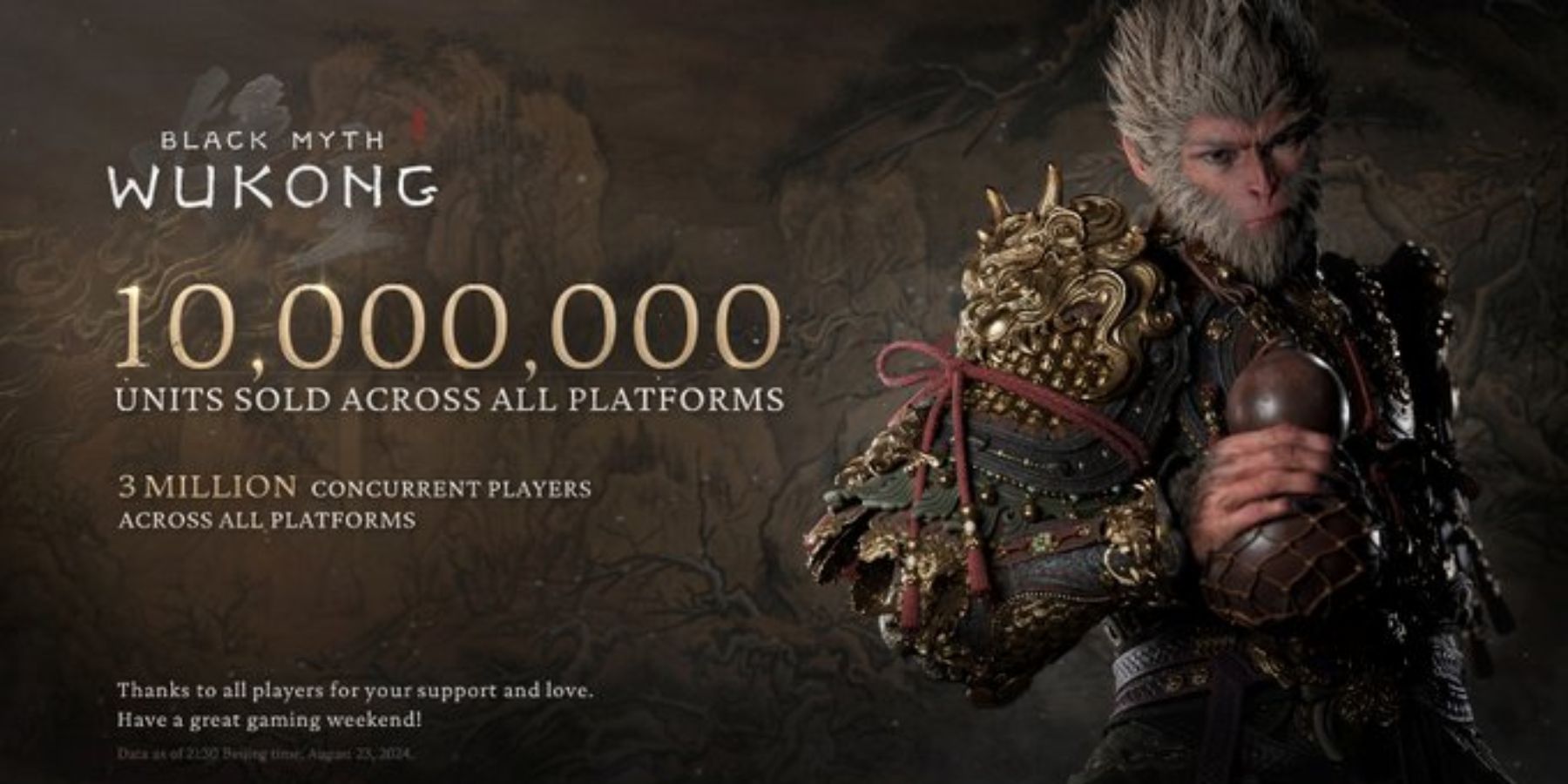 black myth wukong sells 10 million copies in 3 days