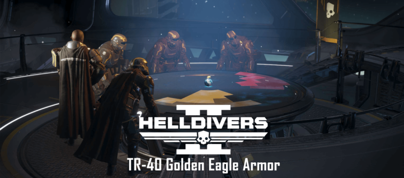 Helldivers 2 TR-40 golden eagle