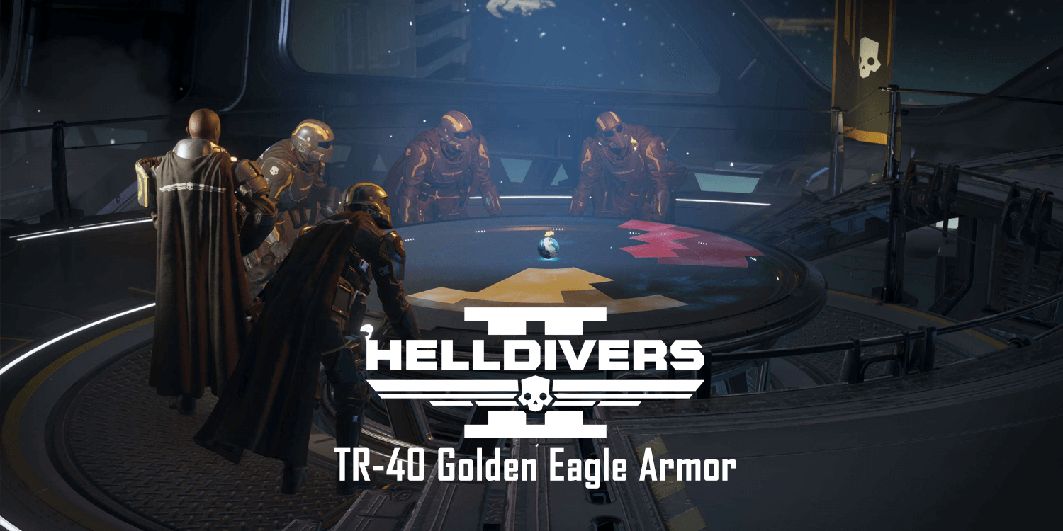 Helldivers 2 TR-40 golden eagle