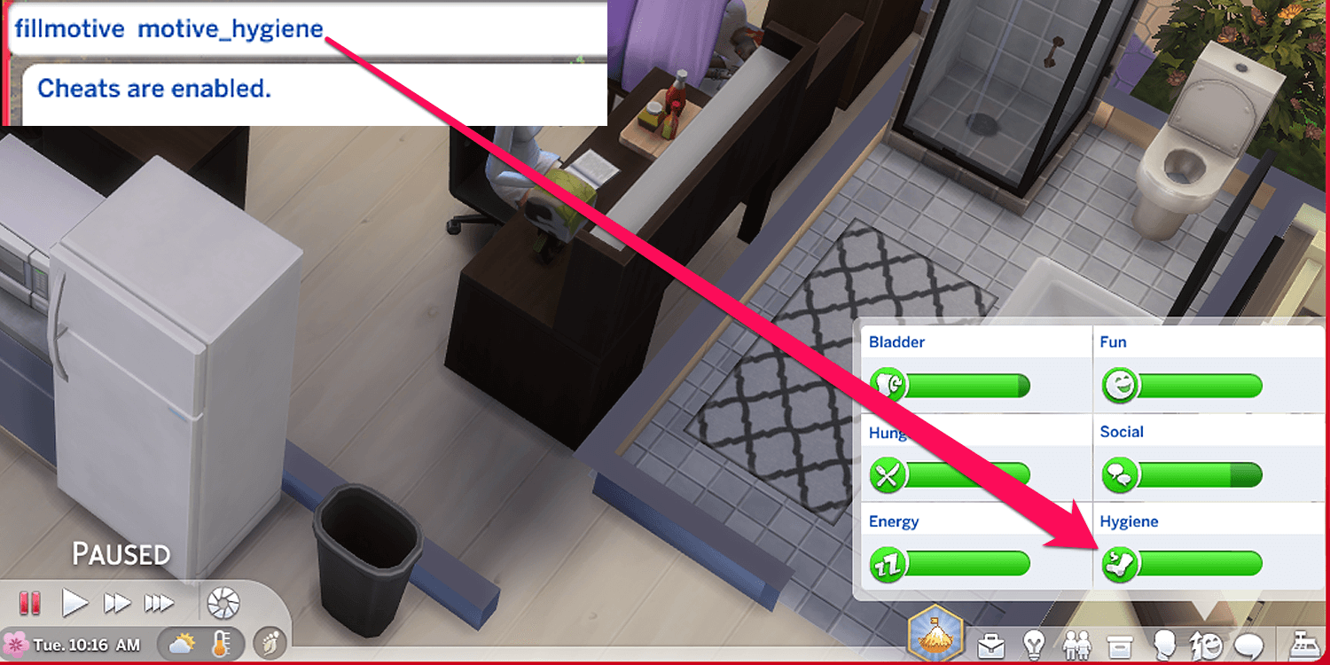 Sims 4 meter hygiene