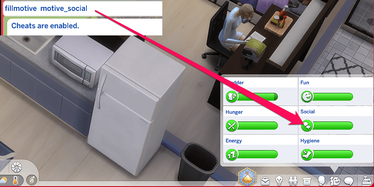 Sims 4 meter social cheat