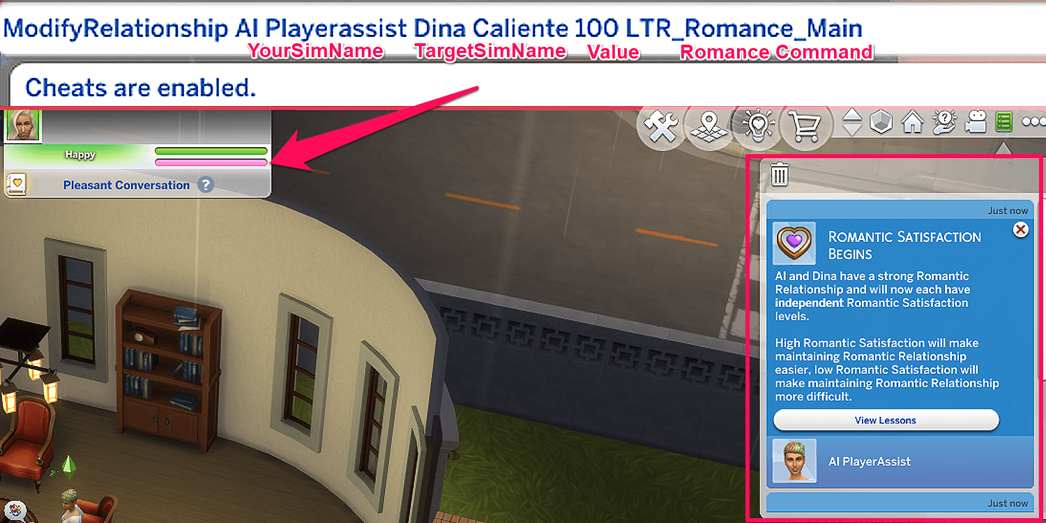 Sims 4 Romance Value Cheat