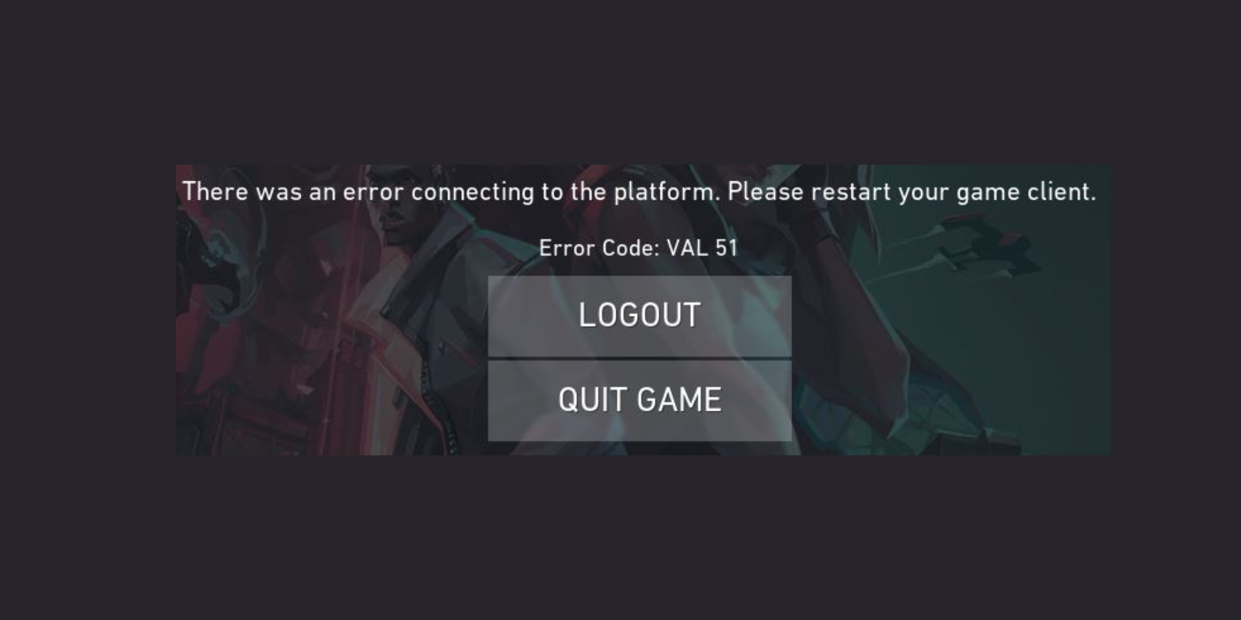 valorant error code 51
