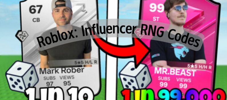 Roblox Influencer RNG Codes