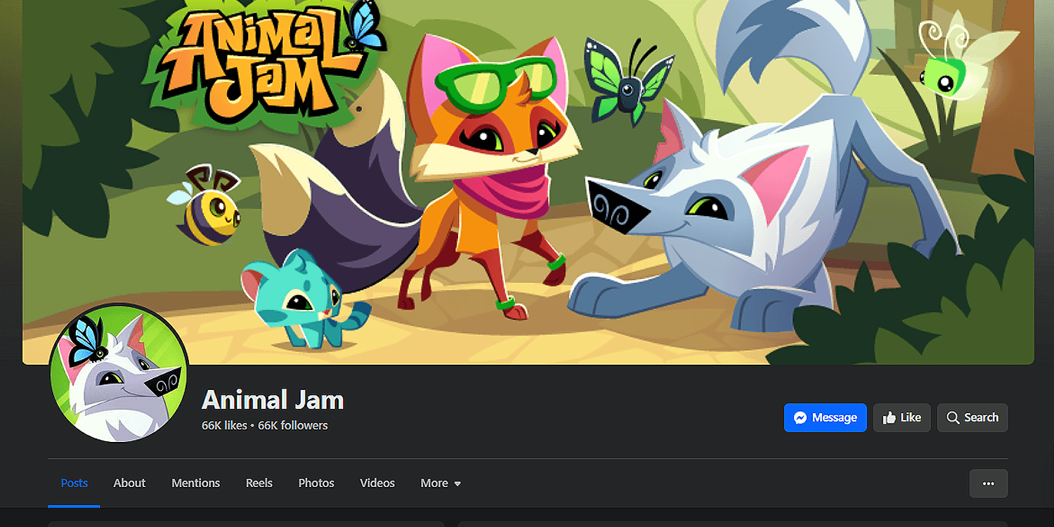 Animal Jam Socials