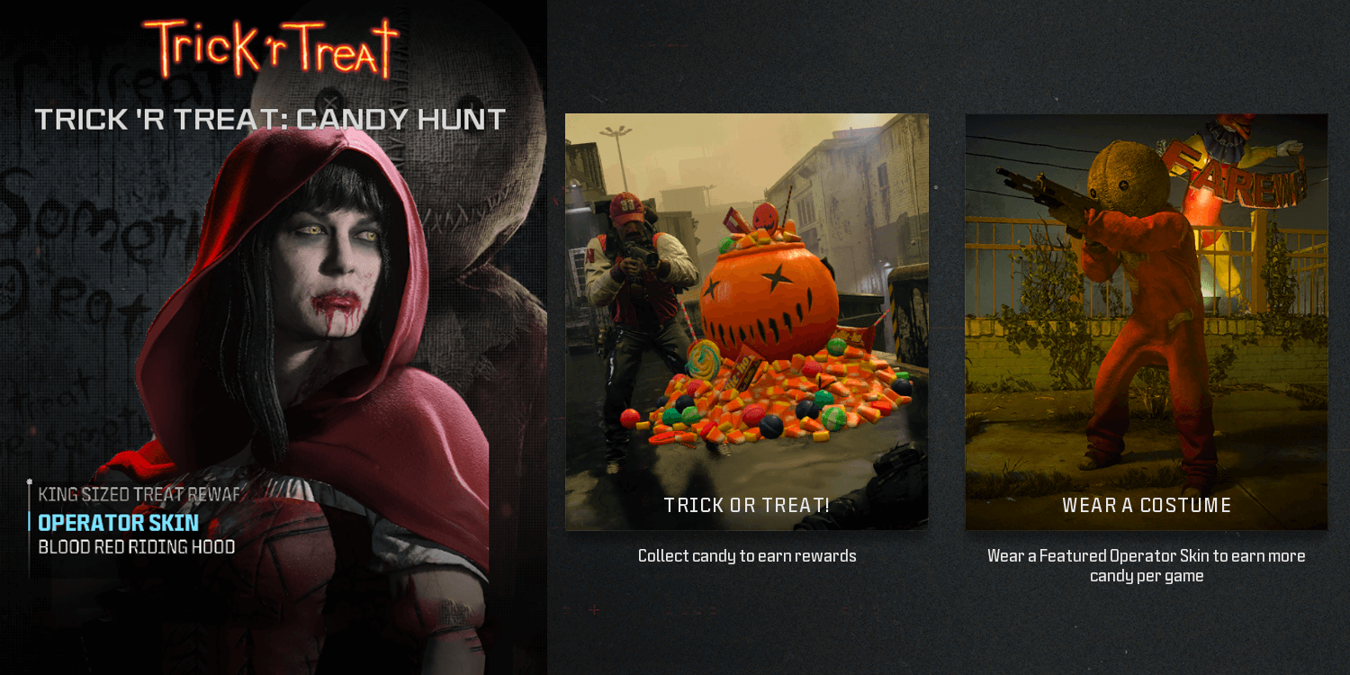 All Trick 'R Treat: Candy Hunt Event Rewards In CoD MW3 & Warzone