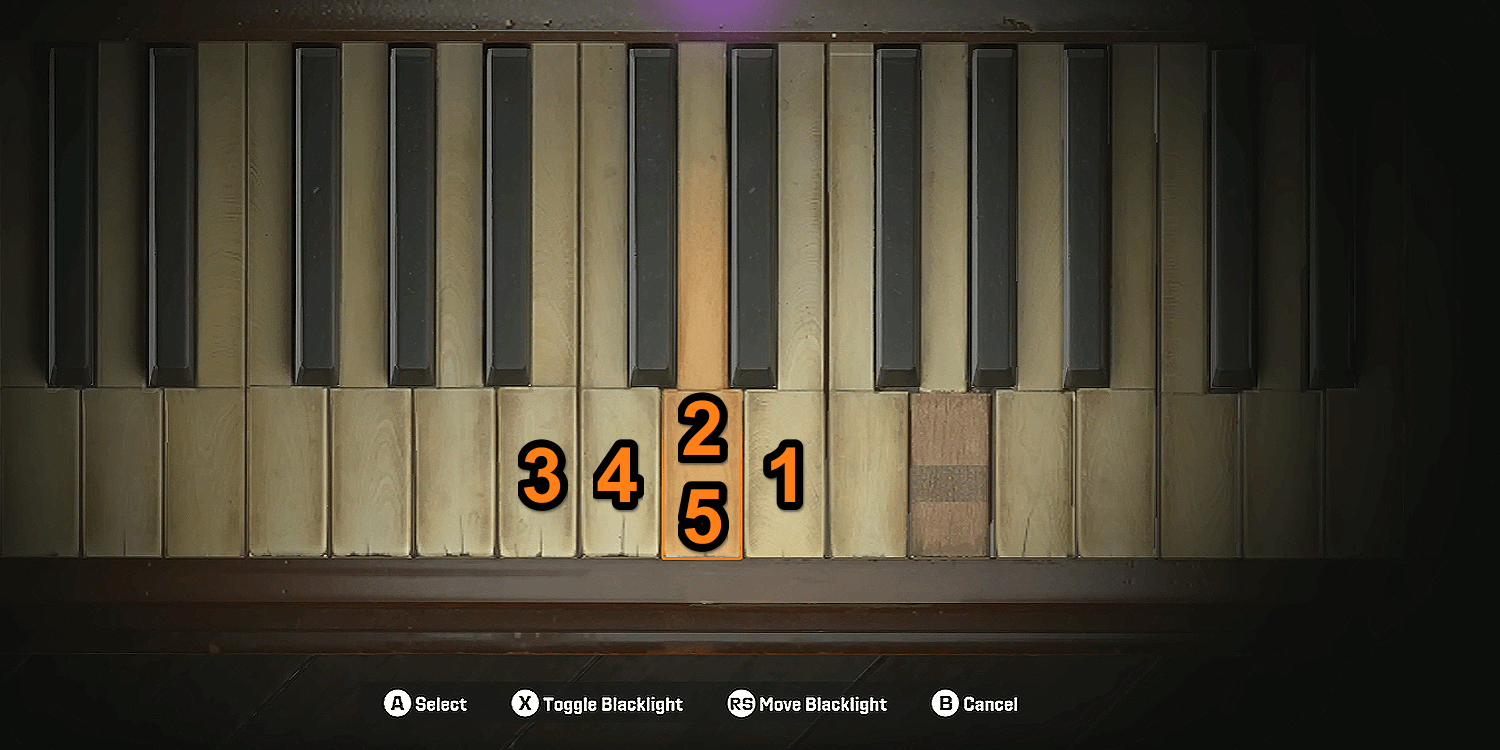 CoD Piano Puzzle Codess