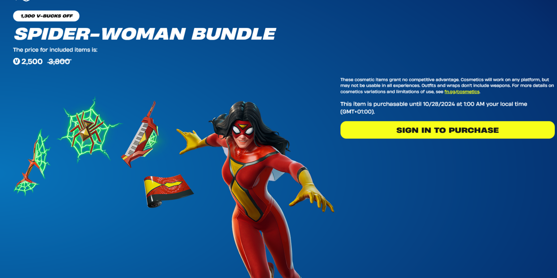 Spider-Woman Bundle in Fortnite 