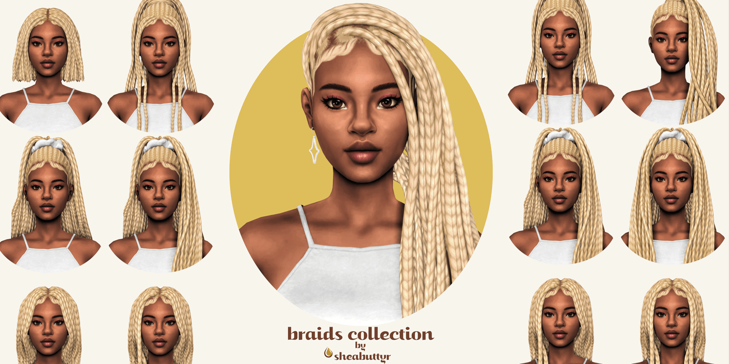 Sims 4 Best CC Braids