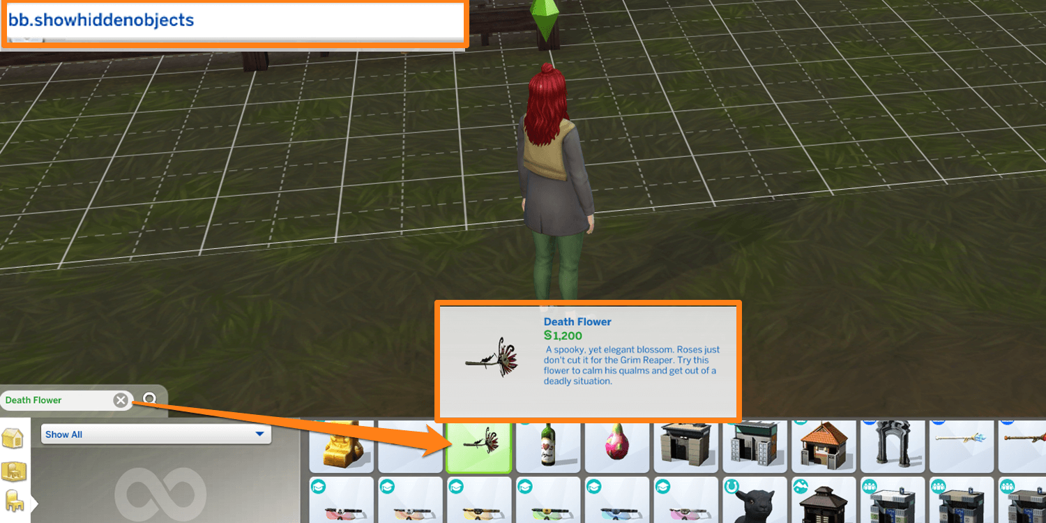 Sims 4 How to Get Death Flower Cheat